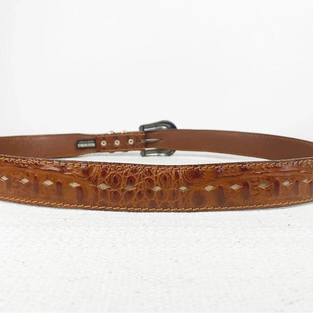 NANNI Milano Alligator Belt Made in Italy Size 100/40 (37”-41”)